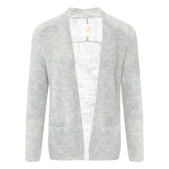 Des petits hauts | BABINE Grey Cardigan Alpaca + mohair - Picture 3 of 8